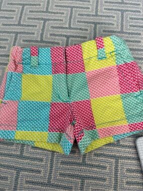 Vineyard Vines Colorblock Patchwork Shorts - Pink, Aqua, Yellow, Turquoise